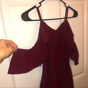 Maroon dress
